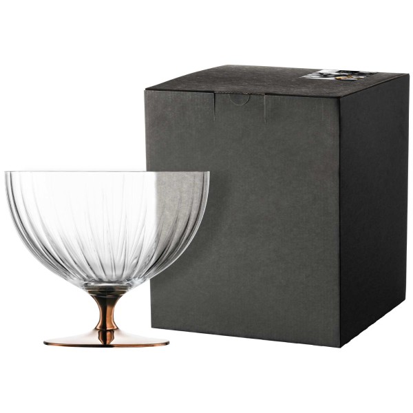 Eisch Schale auf Fuß ø 22 cm kupfer im Geschenkkarton
