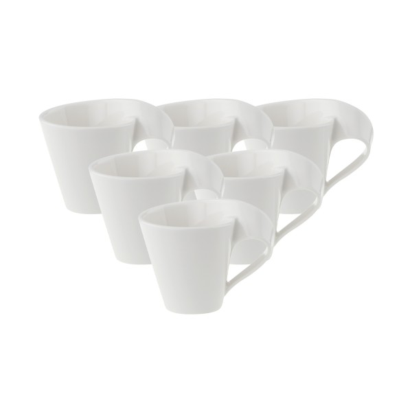 Villeroy & Boch NewWave Mokka-/ Espressotasse 80 ml 6er Set - DS