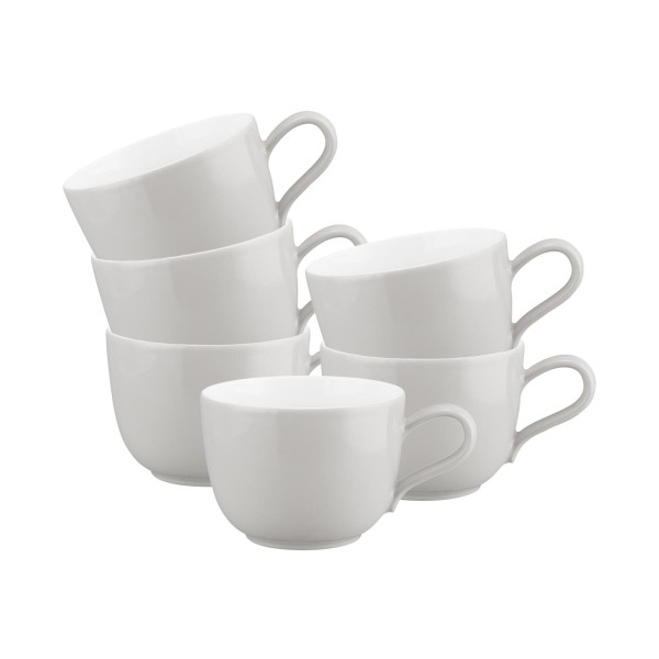 Seltmann Weiden Liberty Pure Colors Kaffeetasse 260 ml 6er Set New Grey - DS