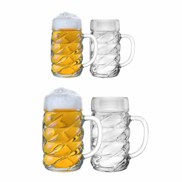 Stölzle Oberglas DIAMOND Maßkrug Bierkrug 4er Set