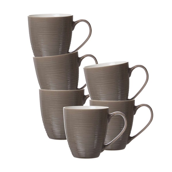 Ritzenhoff & Breker Suomi XXL Becher 550 ml braun 6er Set - DS