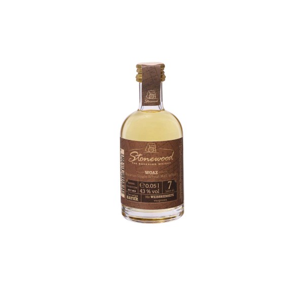 Schraml Stonewood Woaz Whisky - 7 Jahre - 0,05l - A