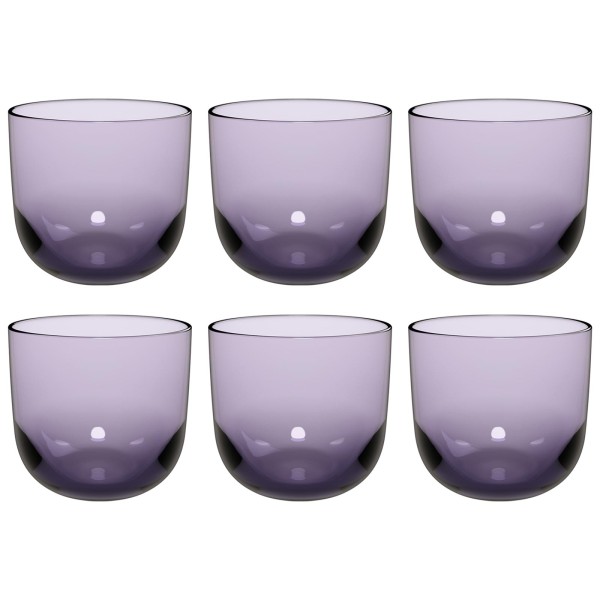 like. by Villeroy & Boch Like Glass Wasserglas 280 ml 6er Set Lavender - DS