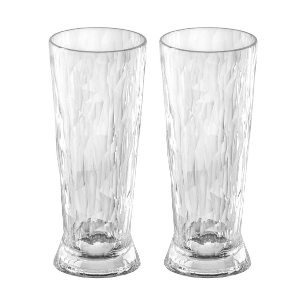 Koziol CLUB NO. 10 Bierglas Superglas 2er Set 300 ml - A