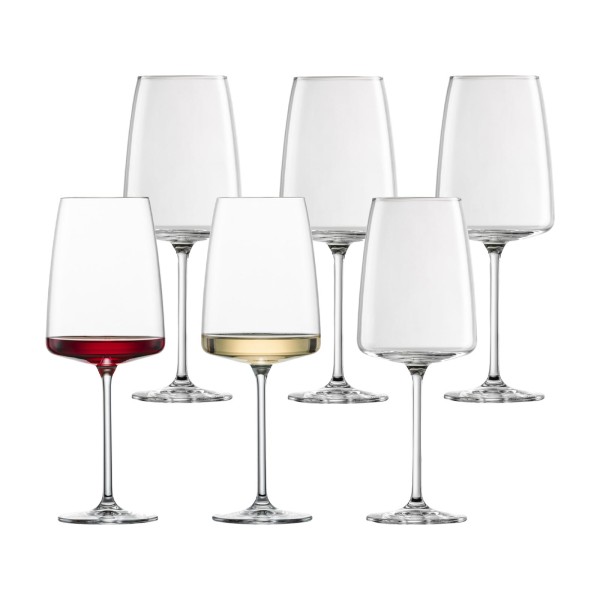 Zwiesel Glas VIVID SENSES fruchtig & fein Weinglas 6er Set