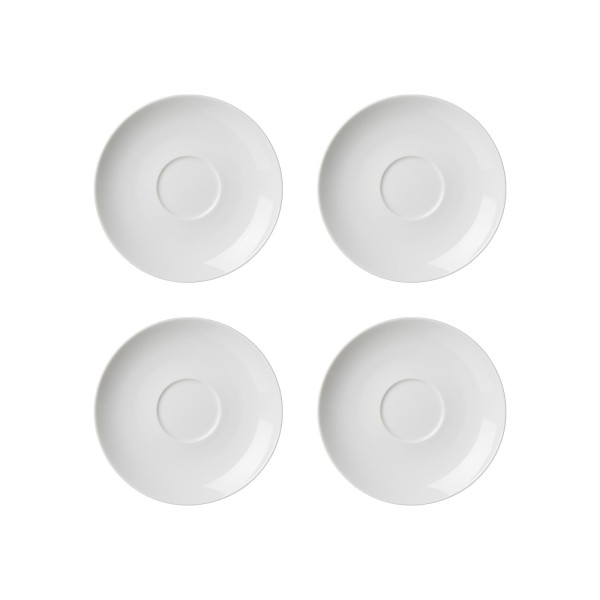 Ritzenhoff & Breker BIANCO Untertasse Cappuccino 4er Set