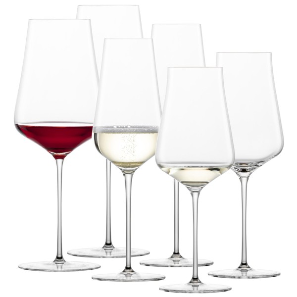 Zwiesel Glas DUO Bordeaux, Weißwein & Champagner Gläserset 6-tlg.