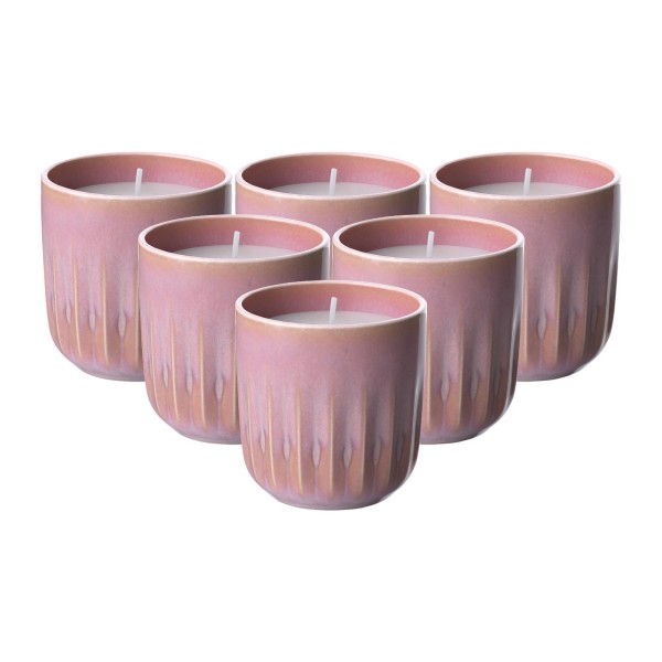 like. by Villeroy & Boch Perlemor Home Coral Duftkerze Sunkissed 6er Set - DS
