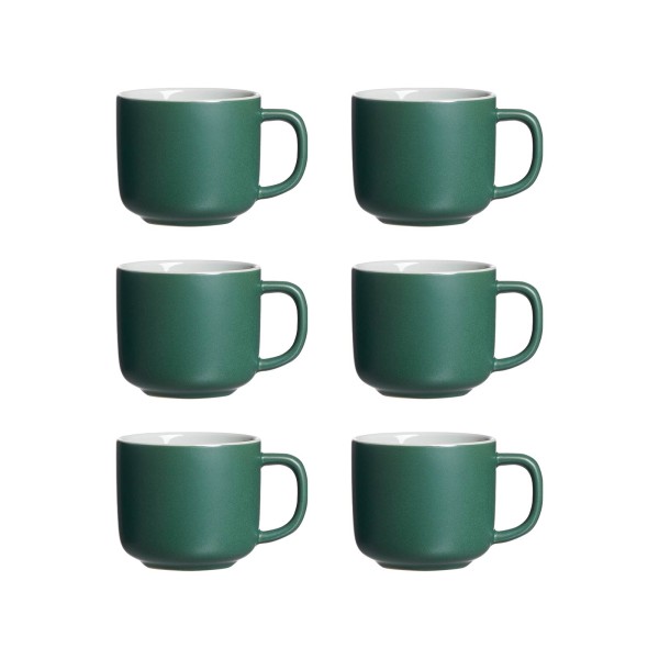 Ritzenhoff & Breker JASPER Kaffeetasse 240 ml grün 6er Set