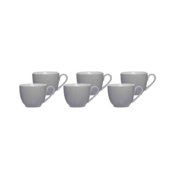 Ritzenhoff & Breker DOPPIO Espressotasse 80 ml grau 6er Set