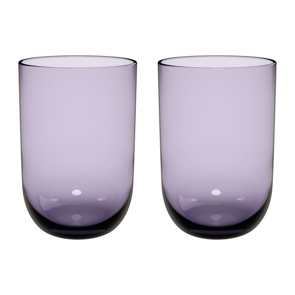 like. by Villeroy & Boch Like Glass Longdrinkbecher 385 ml 2er Set Lavender - DS