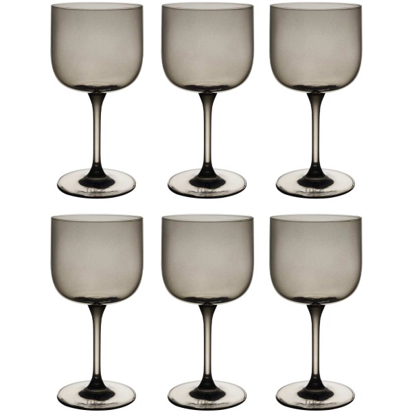 like. by Villeroy & Boch Like Glass Weinkelch 270 ml 6er Set Smoke - DS