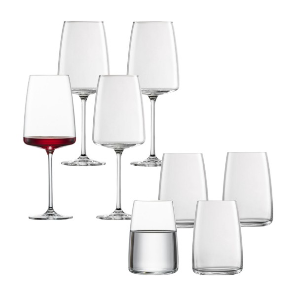 Zwiesel Glas VIVID SENSES Wein- und Wassergläser Limited Edition 8er Set