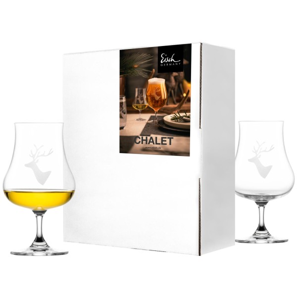 Eisch Chalet Spirituosenglas 220 ml 2er Set im Geschenkkarton - DS