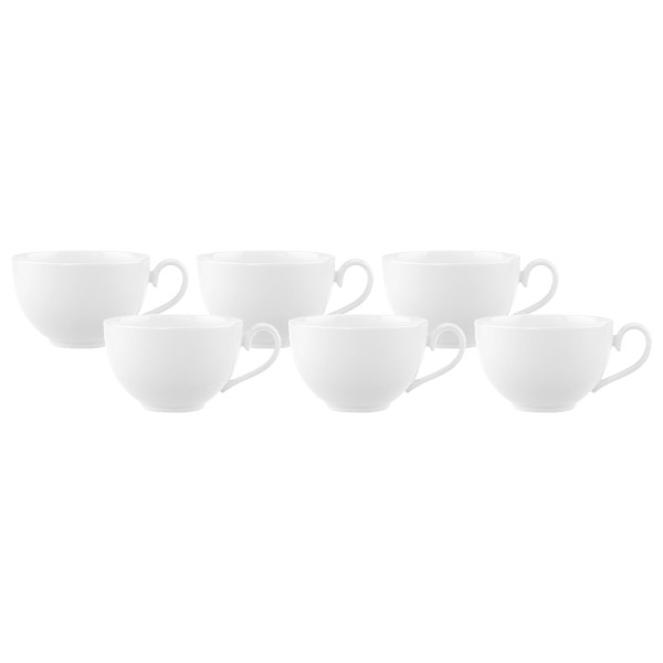 Villeroy & Boch Royal Kaffeeobertasse weiß 260 ml 6er Set - DS