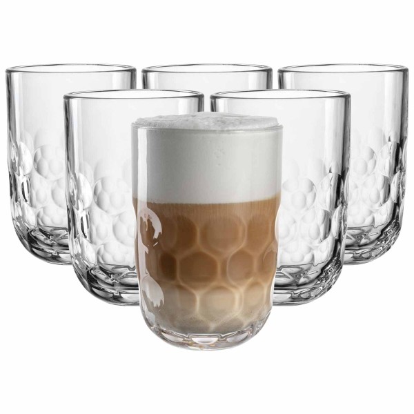 Leonardo GOCCE Latte Macchiato Glas (1) 390 ml 6er Set