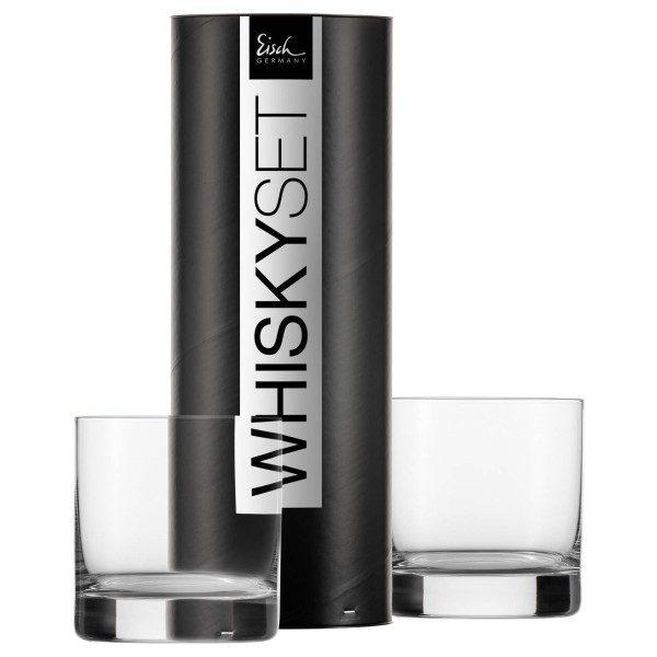 Eisch Gentleman Whiskyglas 400 ml platin 2er Set