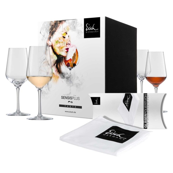 Eisch Sky SensisPlus Digestifglas 4er Set inkl. Poliertuch