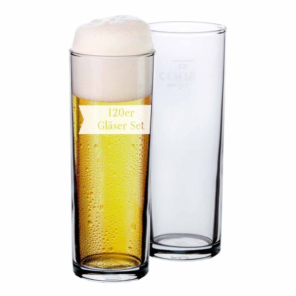 Van Well Kölschglas 0,2 l geeicht 120er Set