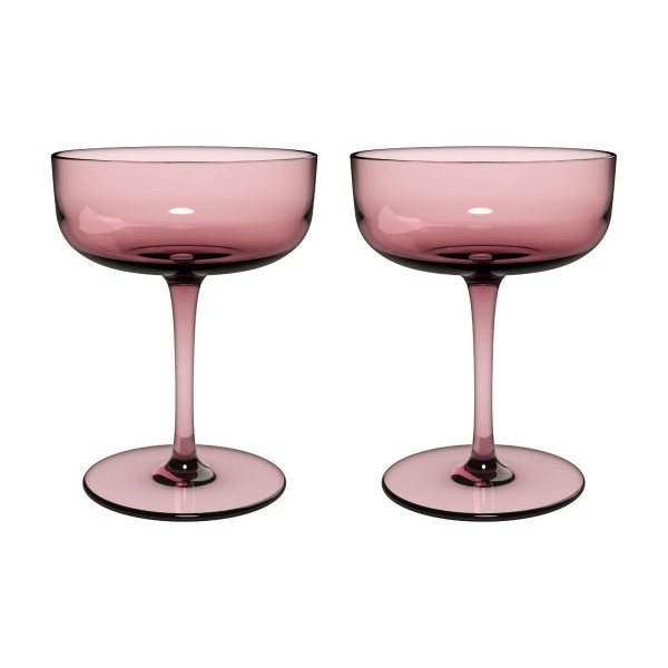 like. by Villeroy & Boch Like Glass Sektschale / Dessertschale 100 ml 2er Set Grape - DS