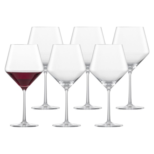 Zwiesel Glas PURE Burgunder Rotweinglas 6er Set