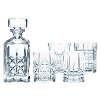 Nachtmann Highland Whisky Set - Dekanter + 4 verschiedene...