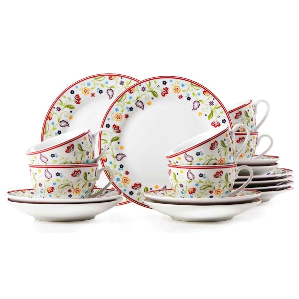 Ritzenhoff & Breker SHANTI DOPPIO Kaffeeservice 18-teilig