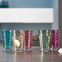 Leonardo OPTIC Trinkglas groß 300 ml farbig...