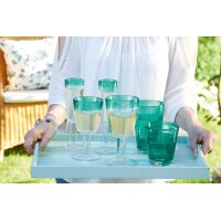 Leonardo BURANO Trinkglas 0,33l grau 6er Set