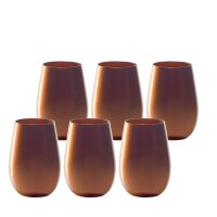 Stölzle Lausitz ELEMENTS Becher 465 ml bronze 6er...