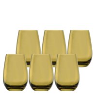 Stölzle Lausitz ELEMENTS Becher 465 ml oliv 6er Set - A