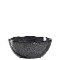 Leonardo MATERA Keramikschale 24 cm anthrazit 2er Set