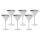 Stölzle Lausitz ELEMENTS Cocktailschale Weiß-Silber 6er Set