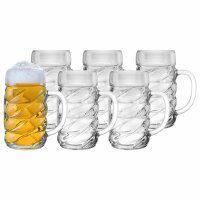 Stölzle Oberglas DIAMOND Maßkrug 1,0 l 6er Set