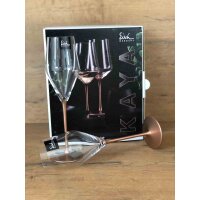 Eisch KAYA Champagnerglas 260 ml kupfer 2er Set im...