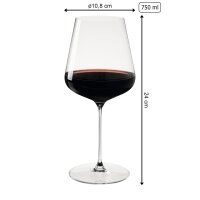 Spiegelau Definition Bordeauxglas 750 ml 2er Set +...