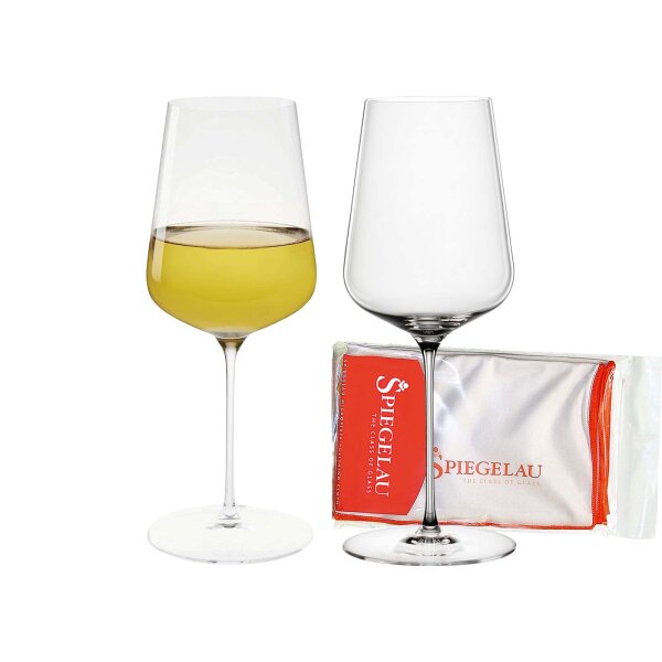 Spiegelau Definition Universalglas 550 ml 2er Set + Poliertuch