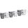 Ritzenhoff & Breker CORNELLO Kaffeebecher 250 ml grau 6er Set