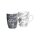 Ritzenhoff & Breker CORNELLO Kaffeebecher 250 ml grau 6er Set