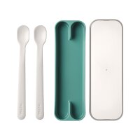 Mepal MIO Fütterlöffel deep turquoise 2er Set - A