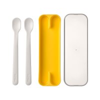 Mepal MIO Fütterlöffel yellow 2er Set - A