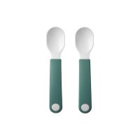 Mepal MIO Lernlöffel deep turquoise 2er Set - A