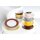 Ritzenhoff & Breker DOPPIO Dessertteller 20 cm 6er Set -  Gelb