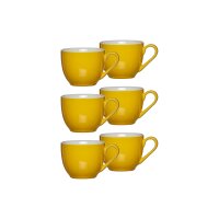 Ritzenhoff & Breker DOPPIO Espressotasse 80 ml 6er Set - Gelb