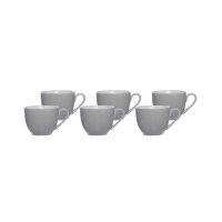 Ritzenhoff & Breker DOPPIO Espressotasse 80 ml 6er Set - Grau