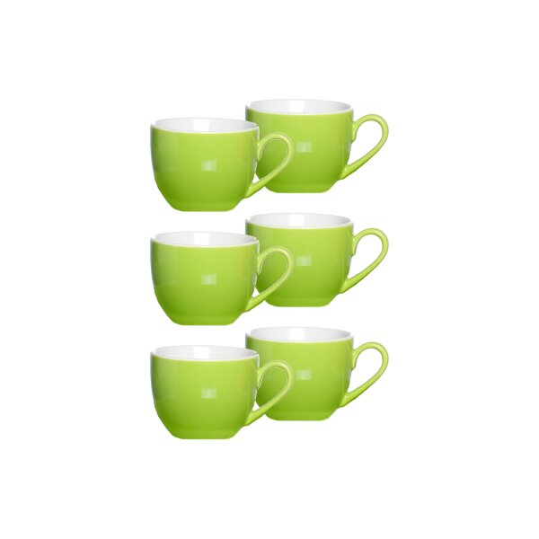 Ritzenhoff & Breker DOPPIO Espressotasse 80 ml 6er Set - Grün