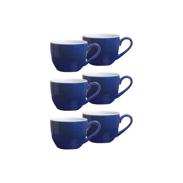 Ritzenhoff & Breker DOPPIO Espressotasse 80 ml 6er Set - Indigo Blau
