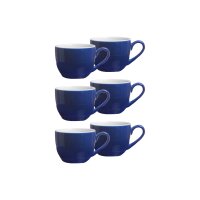 Ritzenhoff & Breker DOPPIO Espressotasse 80 ml 6er Set - Indigo Blau