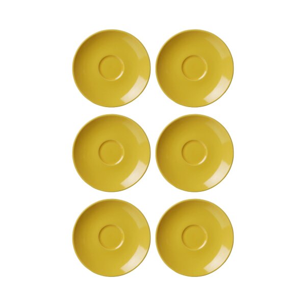 Ritzenhoff & Breker DOPPIO Espressountertasse 12 cm 6er Set - Gelb