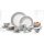Ritzenhoff & Breker DOPPIO Kaffeetasse 200 ml 6er Set - Grau